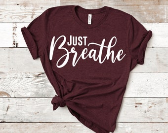 Atmen Sie einfach Shirt, Yoga Shirt, Yoga-T-Shirt, Yoga-Liebhaber-Shirt, Yoga-Meditation Shirt, Yoga Shirt Frauen, Yoga Shirt Männer, Yoga-Geschenke,