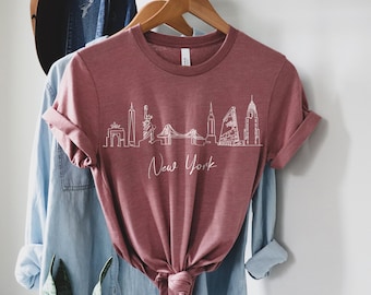 New York Shirt, New York City Shirt, New York T-shirt, East Coast Shirt, New Yorker Tee, New York Lover Gift, nyc gifts, nyc shirt for women