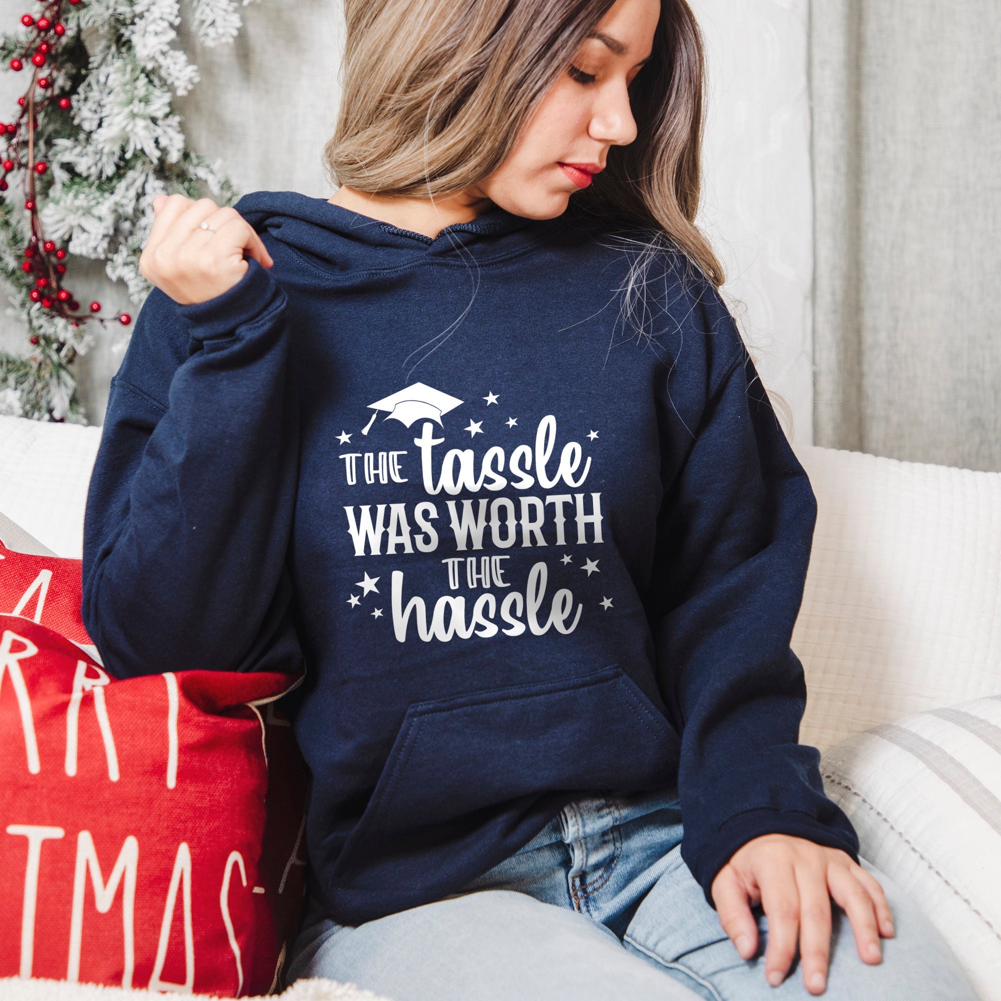 The Tassel Was Worth The Hassle 2019 Graduation T-Shirt The Tassel Was Worth The Hassle 2019 Graduation T-Shirt