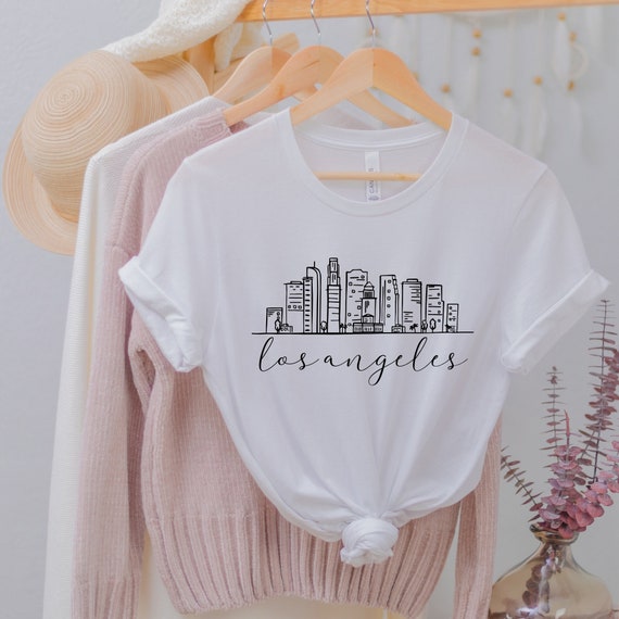 Los Angeles Shirt, Los Angeles Skyline Shirt, Los Angeles Lover Gift, West Coast Shirt, California Shirt, Los Angeles Ca Shirt, Sky Scraper