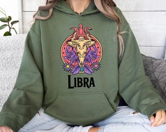 Waage Sternbild Hoodie - Astrologie Lehrer Hoodie - Sternzeichen Hoodie - Waage Geburtstag Hoodie - Waage Horoskop Hoodie - Waage Mama