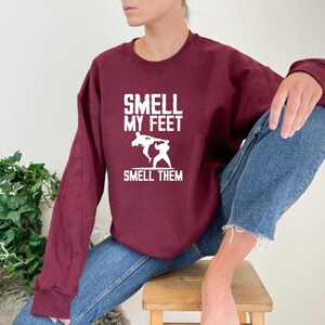 Bluza Smell My Feet, Bluza do sztuk walki, Bluza do karate, Bluza do taekwondo, Bluza Jiu Jitsu, Bluza Kung Fu, Bluza Judo zdjęcie 2