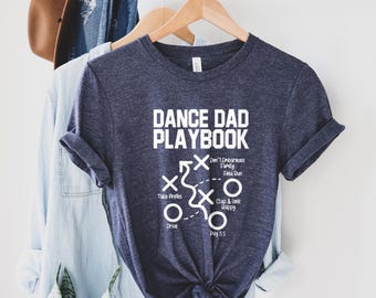 Camiseta Dance Dad Playbook, Camiseta Dance Dad, Presente Dance Dad, Camiseta Dance Dad, Camiseta engraçada Dance Dad, Presentes para o Dia dos Pais, Mãe Dance Dad
