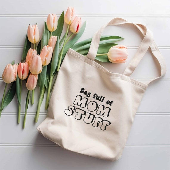 バッグ Mama life ママのものがいっぱい入ったトートバッグ、ママライフ、母の日
