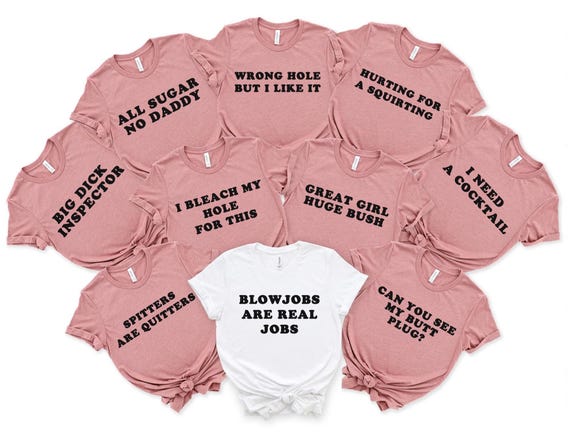 Adult Custom Party Shirts, Inappropriate Bachelorette Shirts, Vulgar Wording Party Shirts, Funny Shirts for Adults, Bachelor Squad Shirts