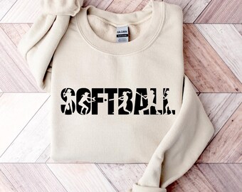 Softball Sweatshirt, Softball Player Sweatshirt, Softball Girl Sweatshirt, Softball Lover Sweatshirt, Sport Sweatshirt, Softball Season