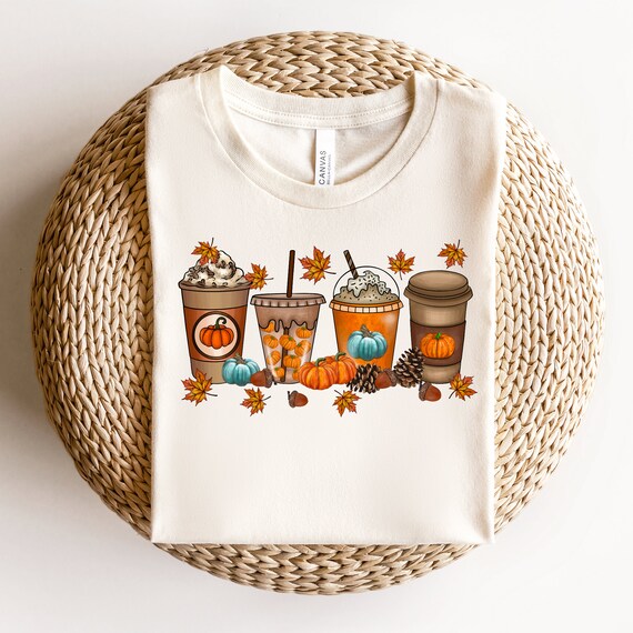 Fall Coffee Shirt, Halloween Shirt, Fall Season Shirt, Pumpkin Shirt, Coffee Lover Shirt, Thanksgiving Shirt, Pumpkin Lover Shirt