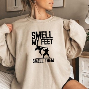 Bluza Smell My Feet, Bluza do sztuk walki, Bluza do karate, Bluza do taekwondo, Bluza Jiu Jitsu, Bluza Kung Fu, Bluza Judo zdjęcie 3