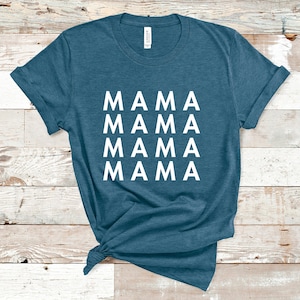 Camisa da mamãe, camisas da mãe, camisa da vida da mãe, camisa da mamãe, camisas para mães, presente de dia das mães, camisetas modernas para mães, camisa legal para mães, camisa engraçada para mães