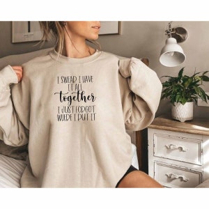 I Whisper Wtf To Myself 20 Times Every Day Sweatshirt, Overthinking Sweatshirt, Sarcasm Sweatshirt, Sarcastic Slogan Sweatshirt, Humorous