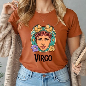 Virgo Shirt – Virgo Constellation Shirt - Virgo Astrology Teacher Shirt - Gift for Virgo Mom - Virgo Zodiac Sign Shirt - Virgo Horoscope Tee