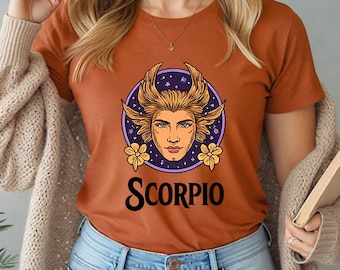 Skorpion Sternbild Horoskop Shirt - Astrologische Familie Shirt - Skorpion Symbol Shirt - Astrologie Liebhaber Shirt - Design Sternzeichen