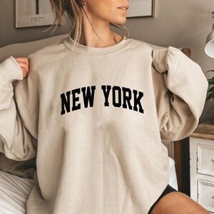 Bluza New York, Bluza New York City, Bluza East Coast, Bluza New Yorker, Prezent dla miłośników Nowego Jorku, Bluza Nyc dla kobiet