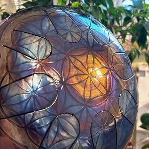 SALE! Life Flower 8 Tongue DRUM Burned Color 11.5&quot;/30cm - Let Your Dream Come True!