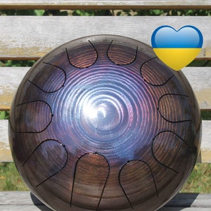 Galaxy DRUM | steel tongue drum | Burned Color 11,5&quot;/30cm