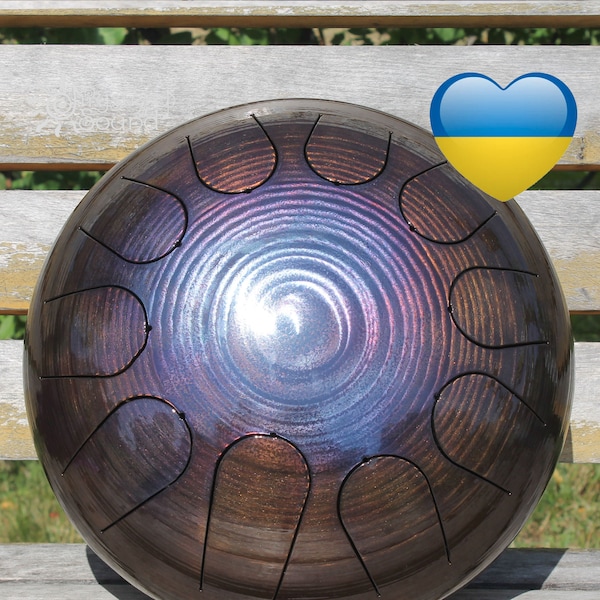 Galaxy DRUM | steel tongue drum | Burned Color 11,5"/30cm