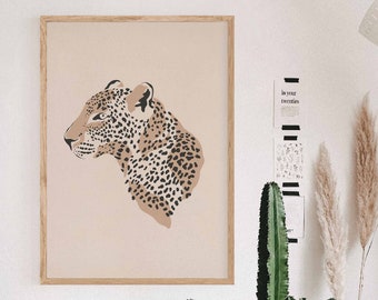 Leopard Wall Art Etsy