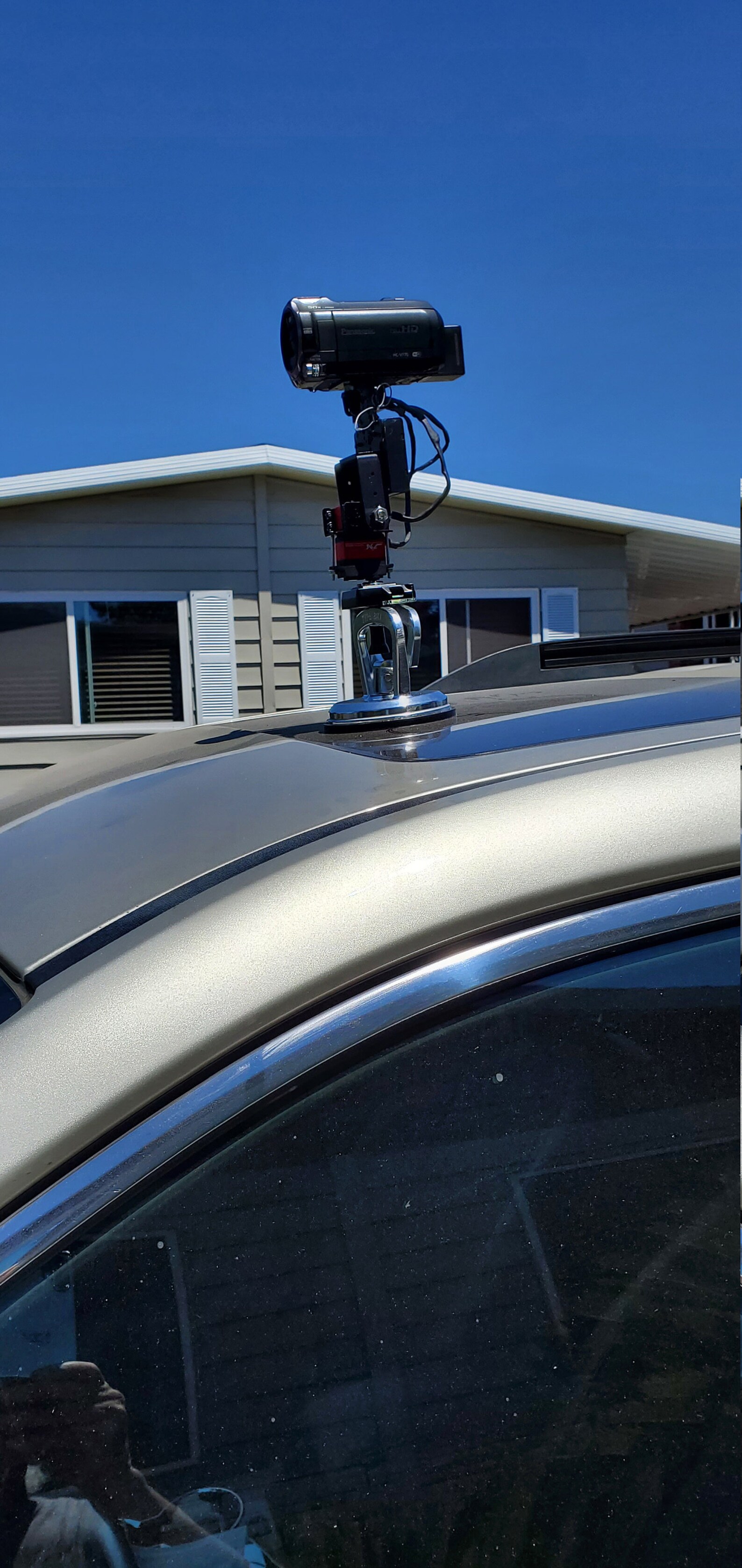 Pan and Tilt Car Roof Video Camera Mount with Wireless Remote Etsy
