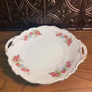 Edelstein Maria-Theresa Bavaria Germany Antique over 11” serving Platter