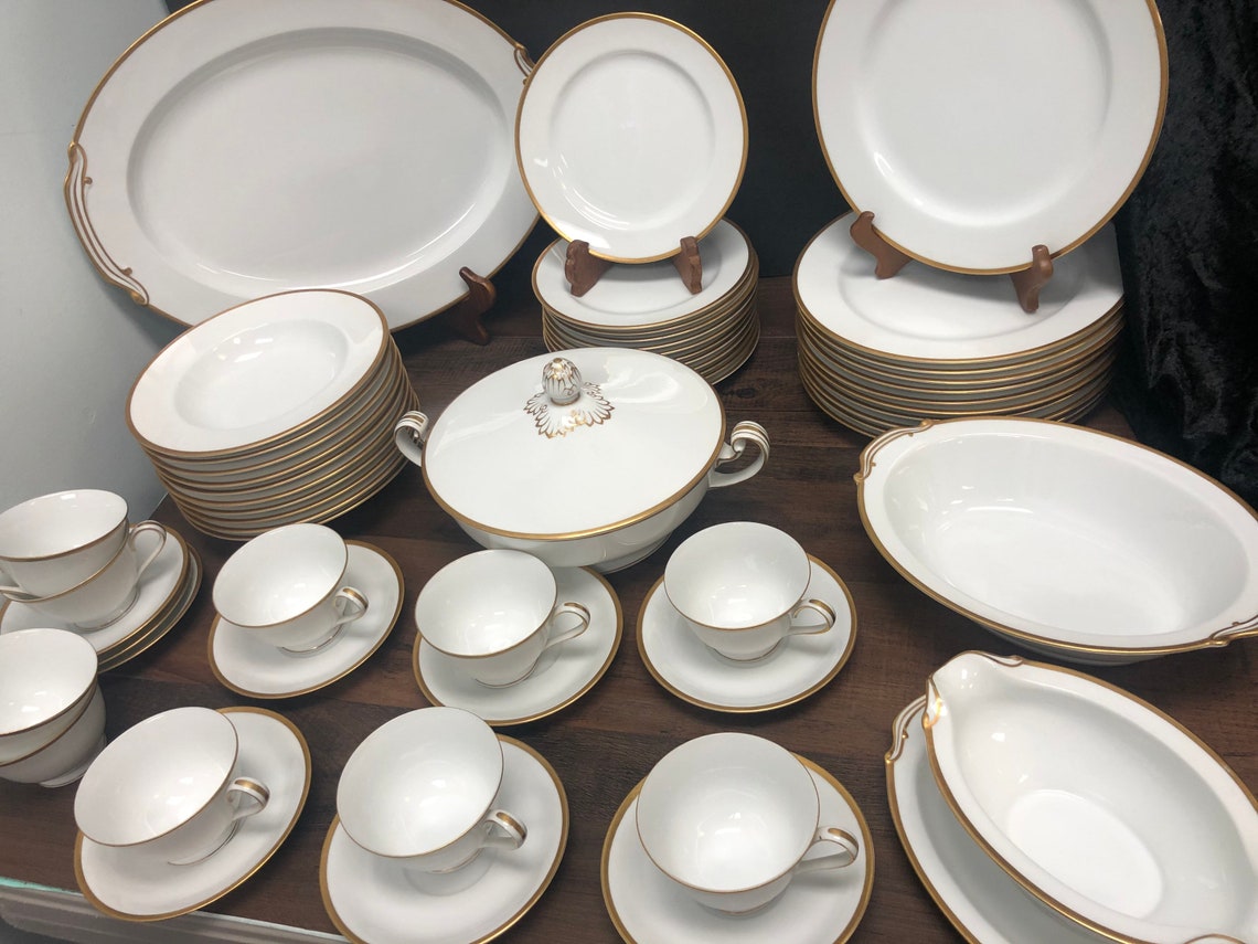 Noritake China Patricia 4982 Occupied Japan Gold Trim 55 Etsy