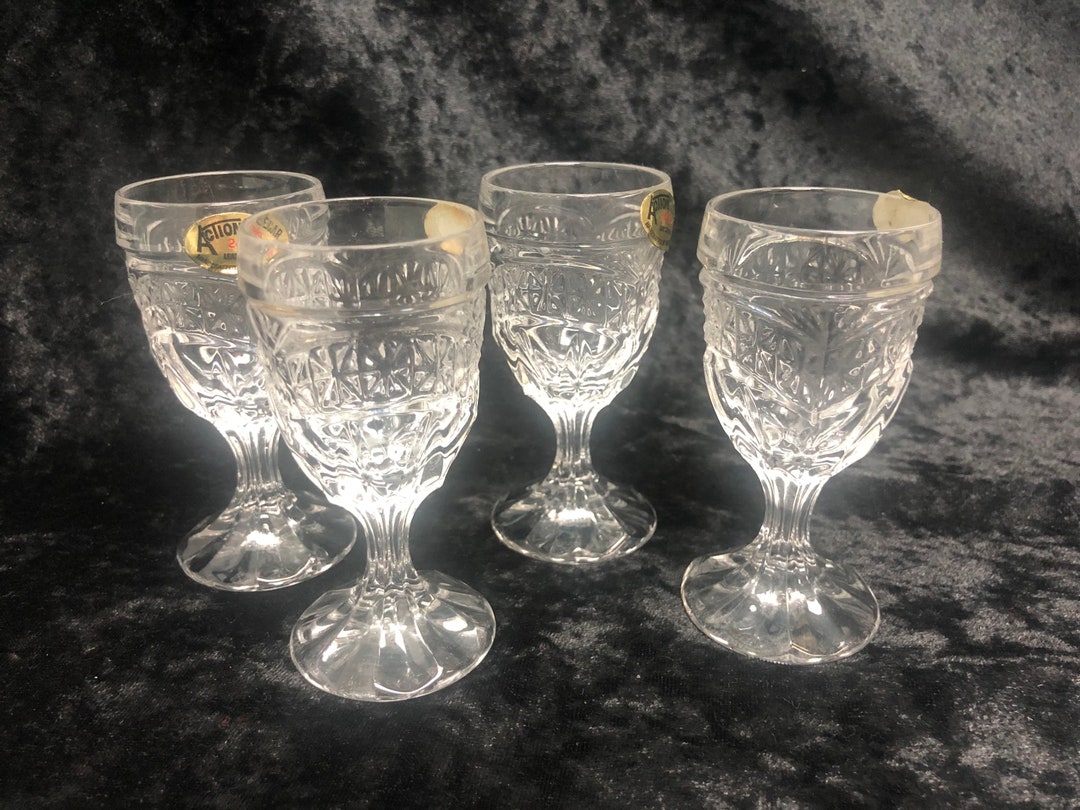 Action/zajecar Crystal Sherry Wine 24 Lead Crystal Stemware