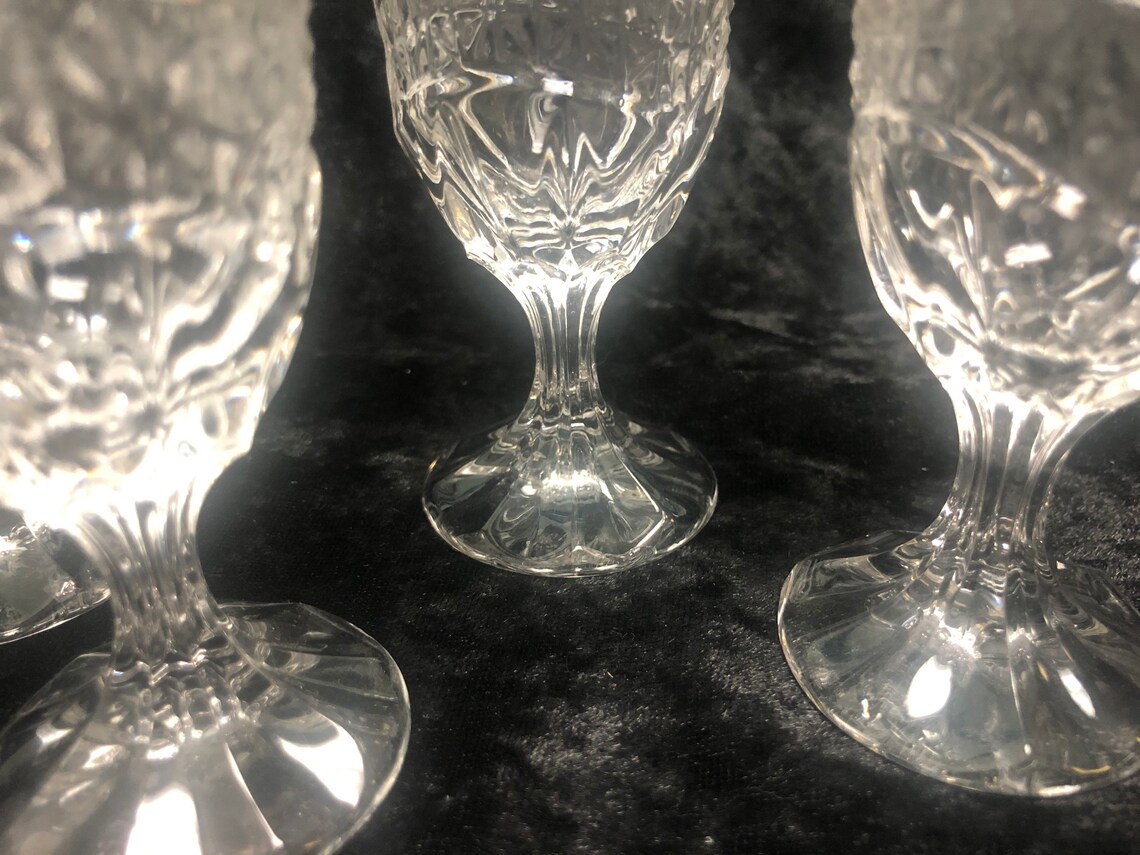 Action/zajecar Crystal Sherry Wine 24 Lead Crystal Stemware Etsy