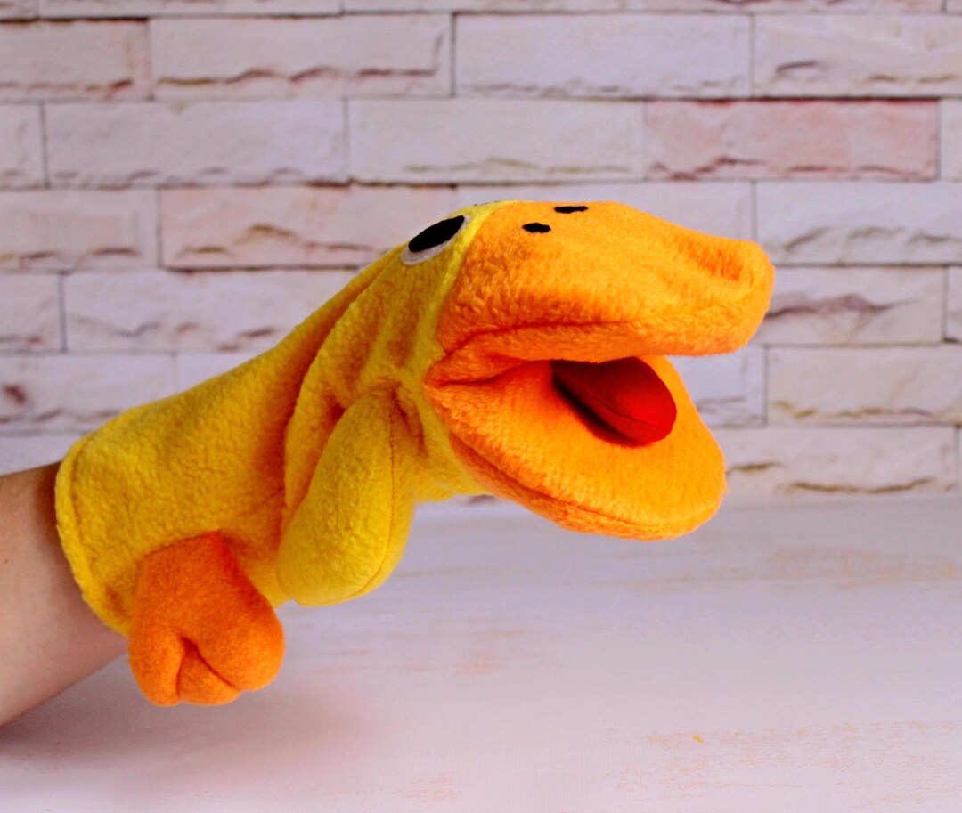Duck Hand Puppet With Moving Mouth Gifts For Kids Bird Full Body Glove duck-hand-puppet-with-moving-mouth-gifts-for-kids-bird-full-body-glove