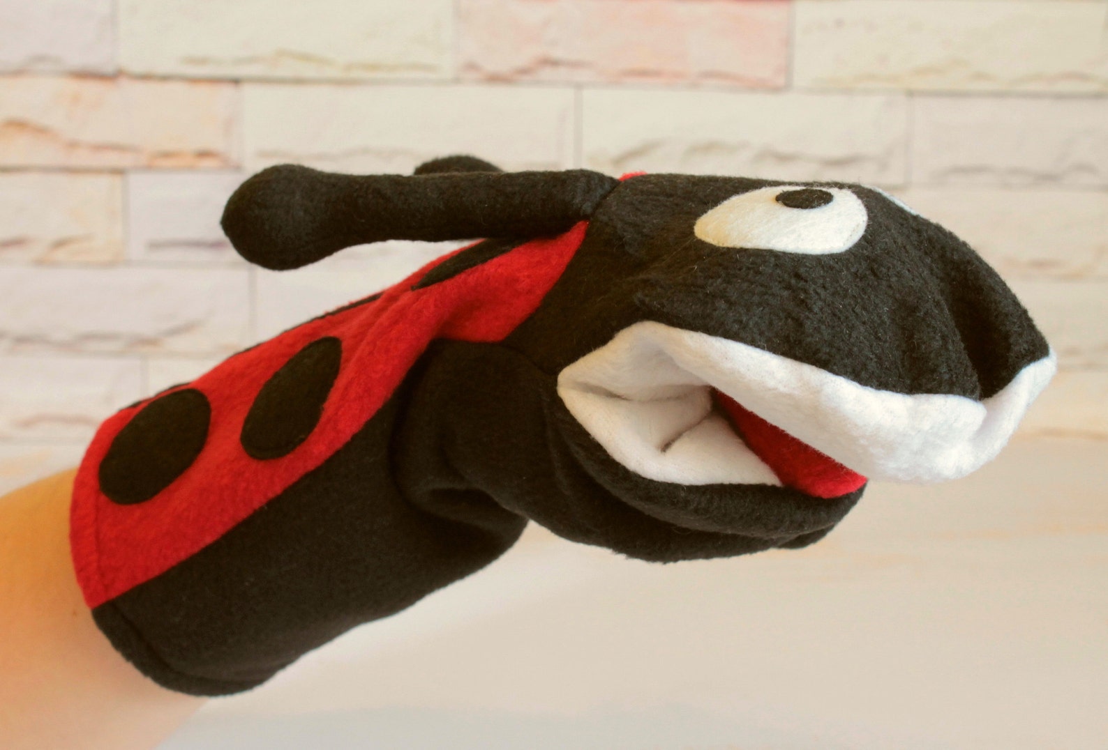 ladybug hand puppet