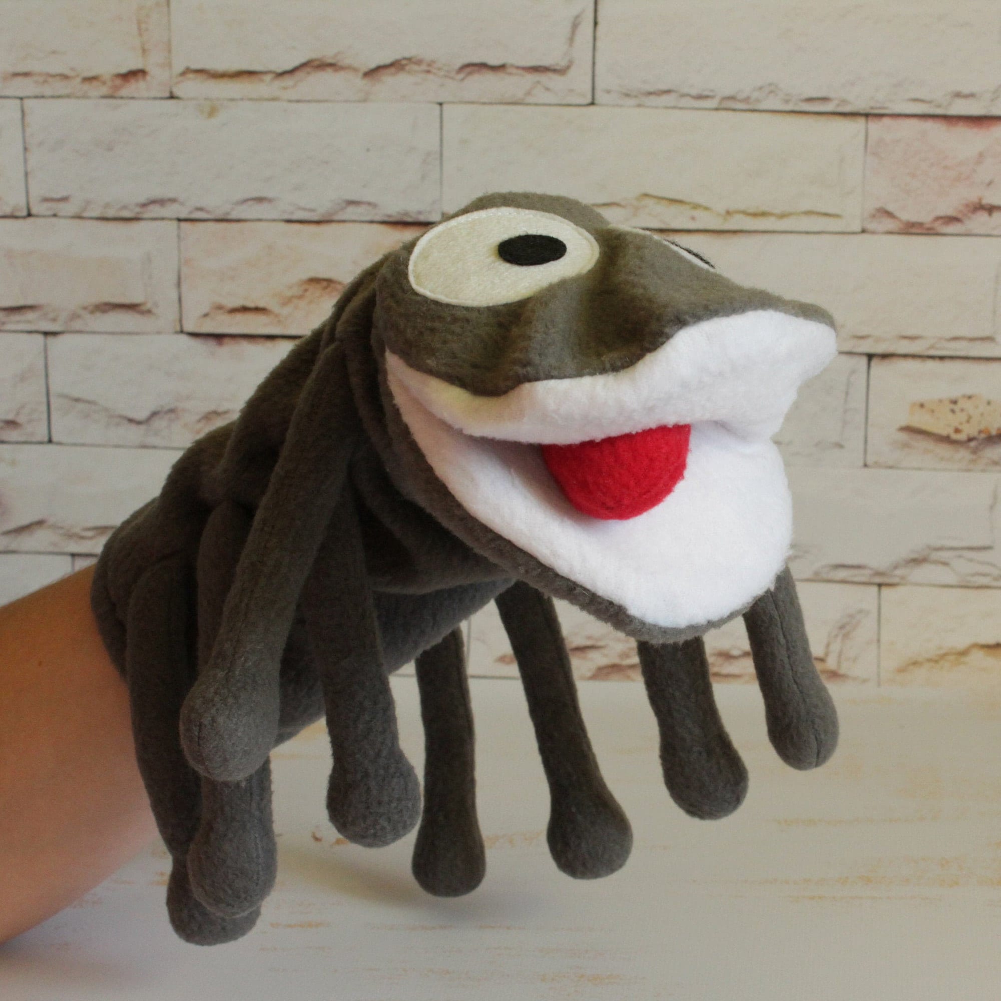 Spider hand puppet speech therapy Kids puppets hand for puppet Etsy