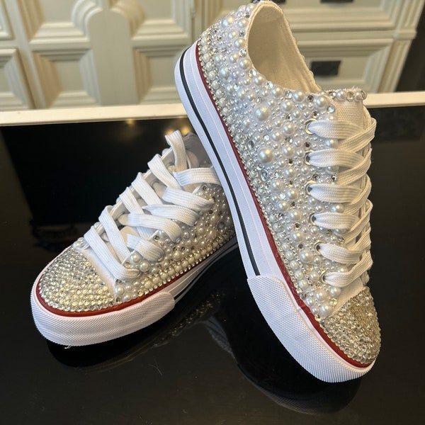 bling bridal sneakers