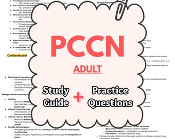 2026 PCCN Exam Study Guide | 200 Practice Questions with Answers and Rationales | AACN Adult Progressive Care Certified Nurse