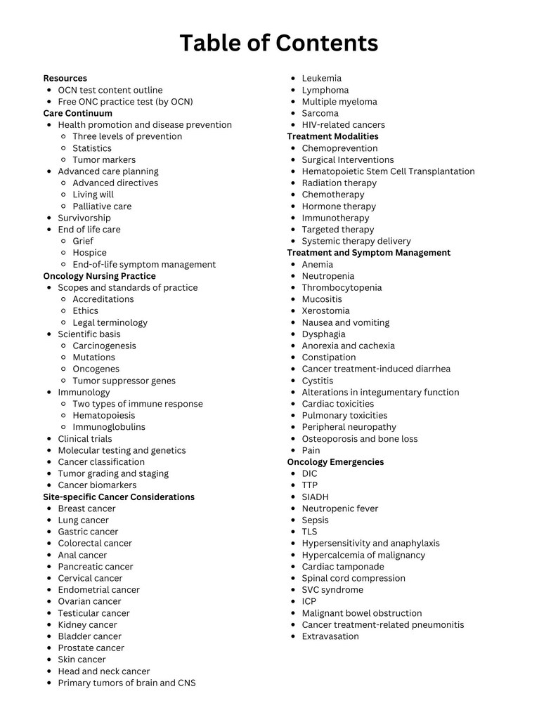 2026 Oncology Certified Nurse Exam, OCN Study Guide and 200 Practice Questions with Answers and Rationales, Chemo nurse image 3