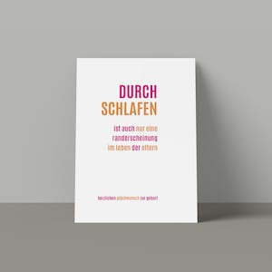 Postkarte Baby Geburt - Glückwünschkarte - Geburt - Babykarte - Birth card - baby - Geburtskarte - Karte zur Geburt - Babygeschenk