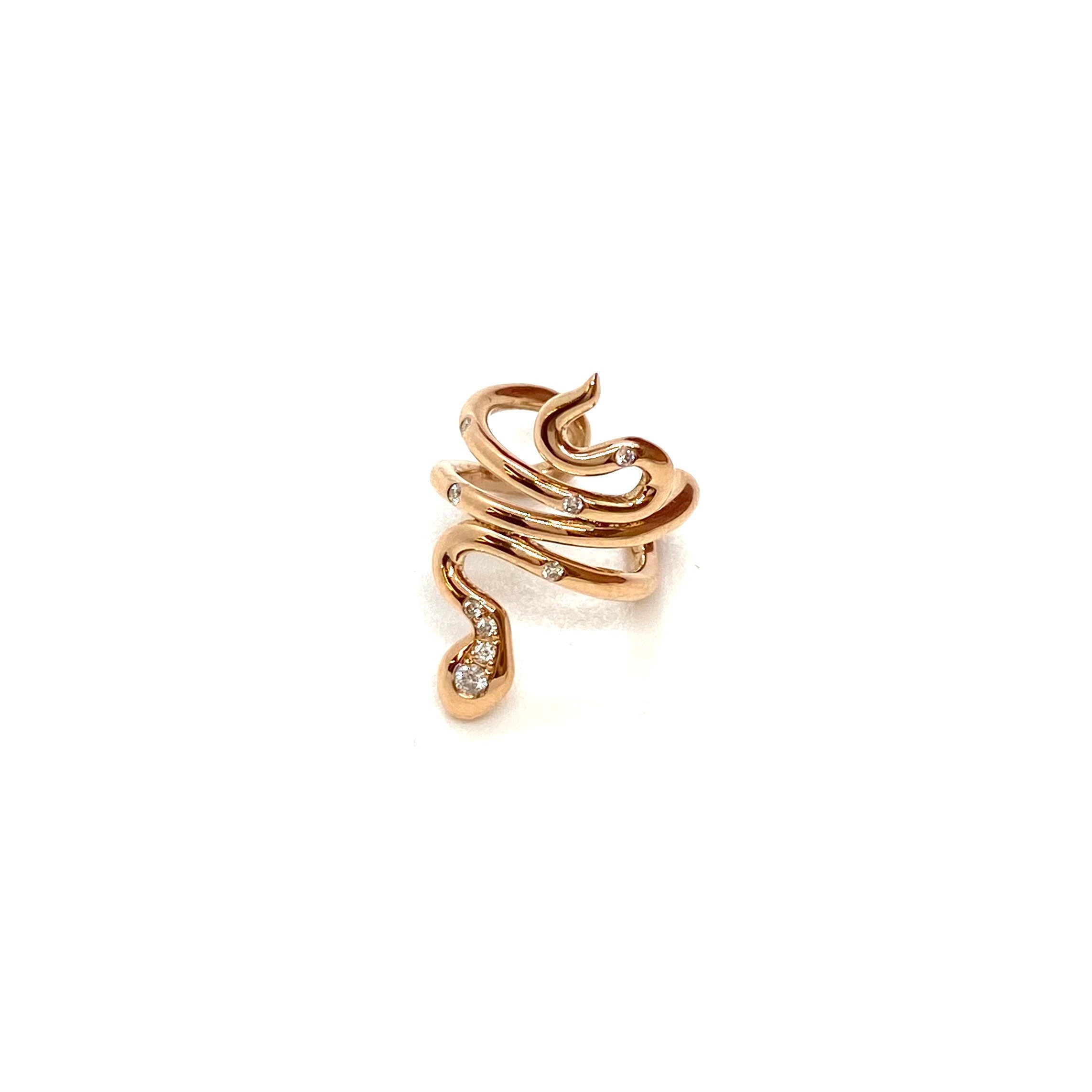 Cheap Kinel Shiny Zircon Rose Gold Color Stud Earrings For Women | Joom