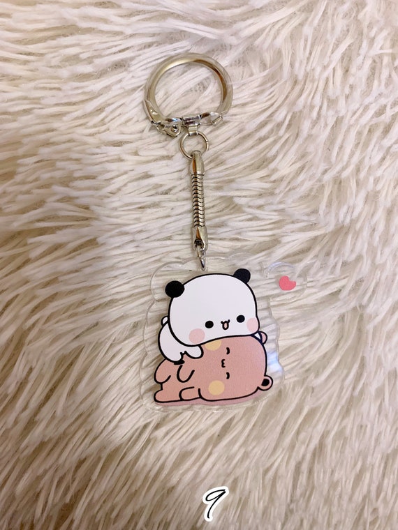 Adorable Crystal Cat Keychain Cute Cartoon Love Animal Bag Pendant