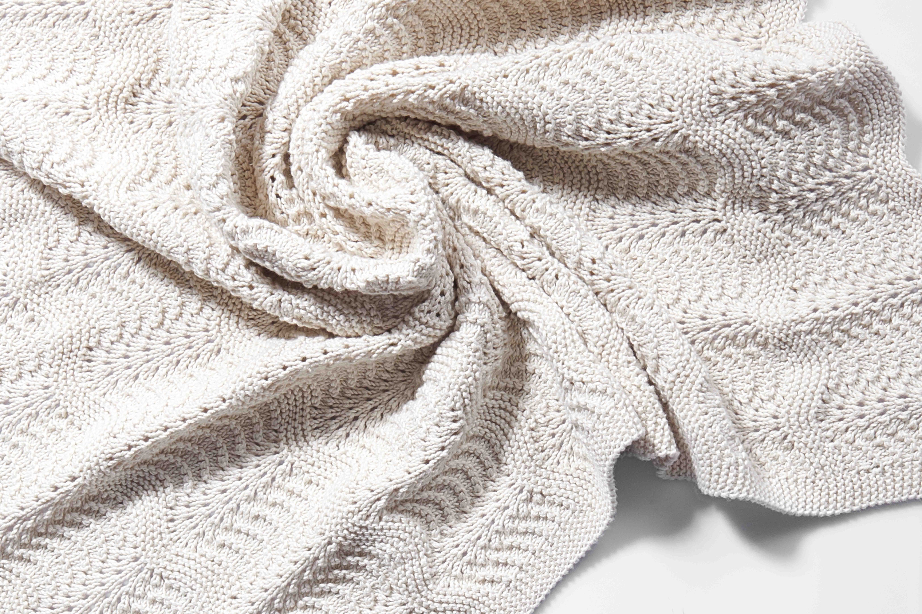Organic Knit Blanket - Etsy