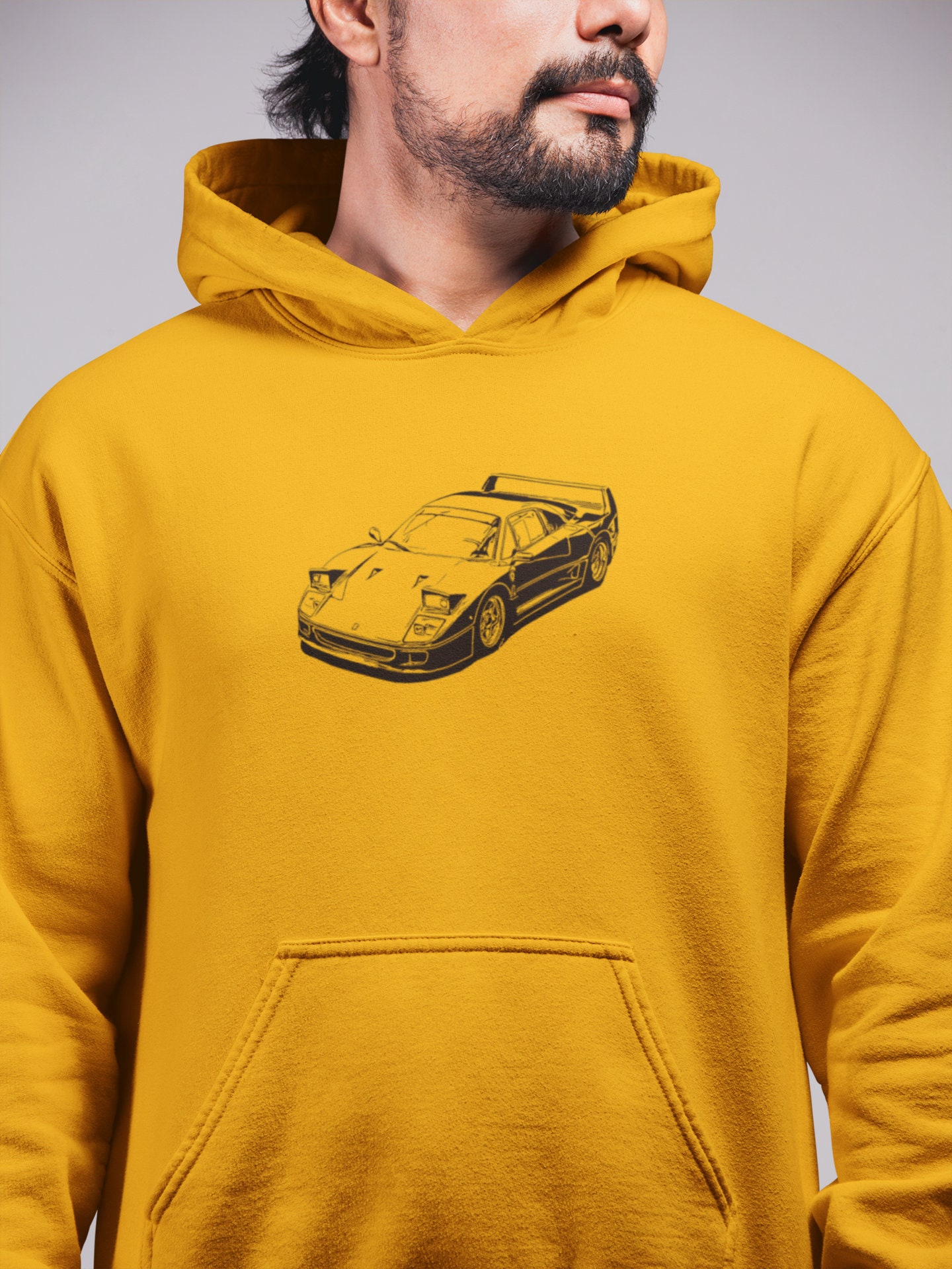 Ferrari F40 side Champion Hoodie - Etsy Israel