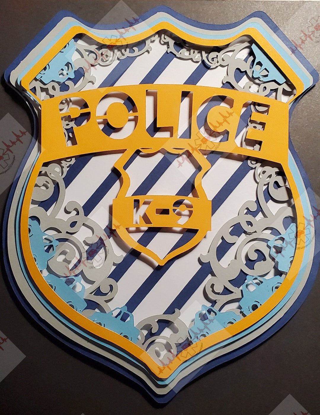 Polizei Mandala - Etsy.de