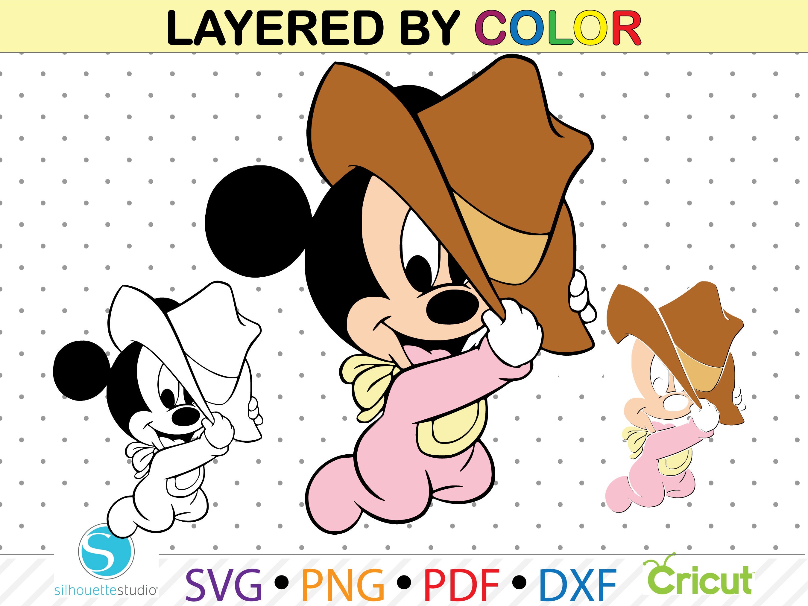Baby Minnie Mouse Hat Svgbaby Minnie Mouse Clipart Png Svg Etsy