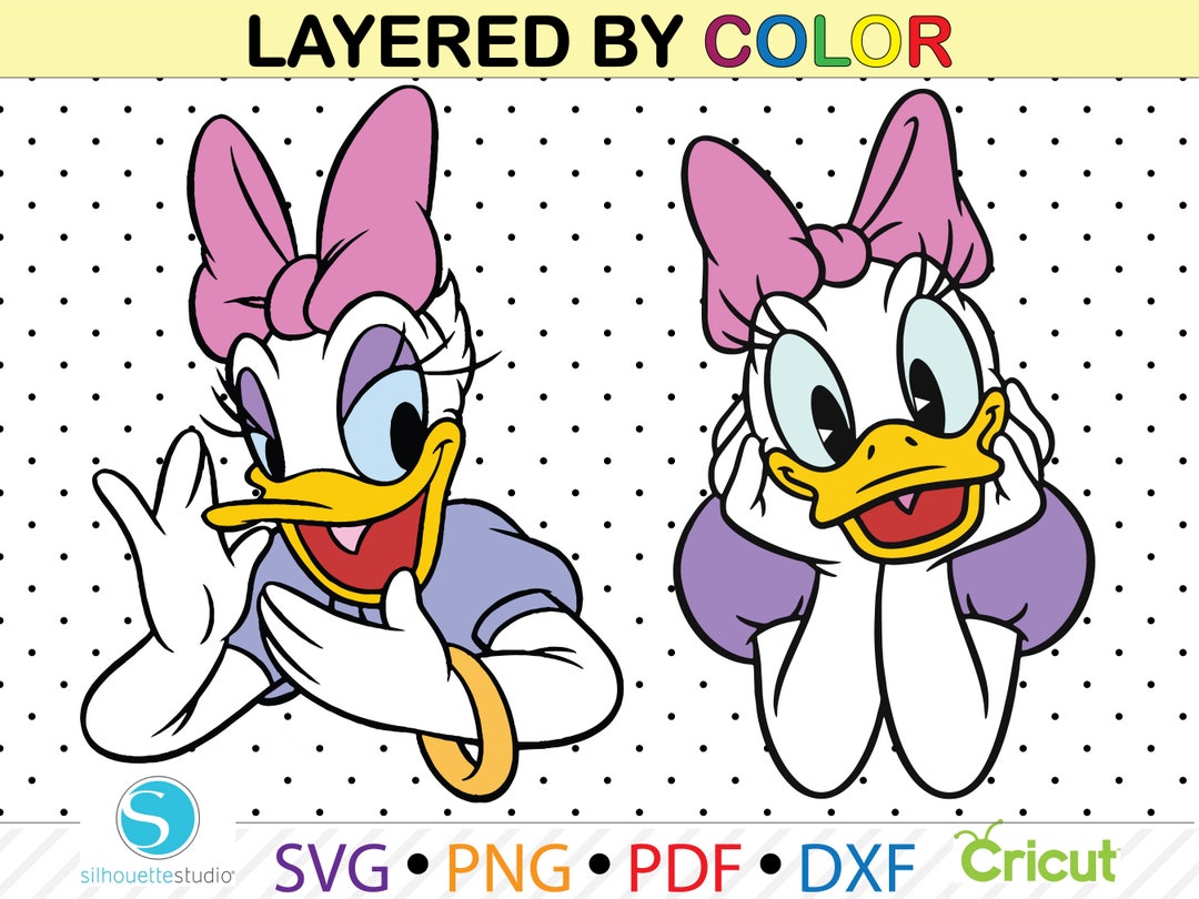 Daisy Duck Svg, Daisy Duck Bundle Svg, Daisy Duck Svg File for Cricut