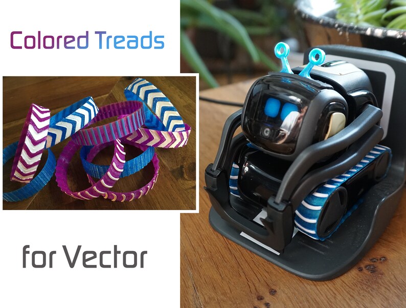 Vector Robot Color Treads Etsy