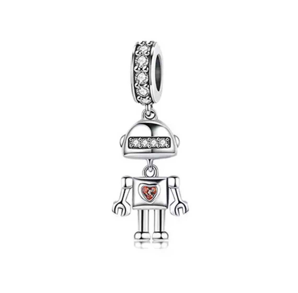 Pandora Robot Charms Bracelet Charms Charms Pandora Etsy