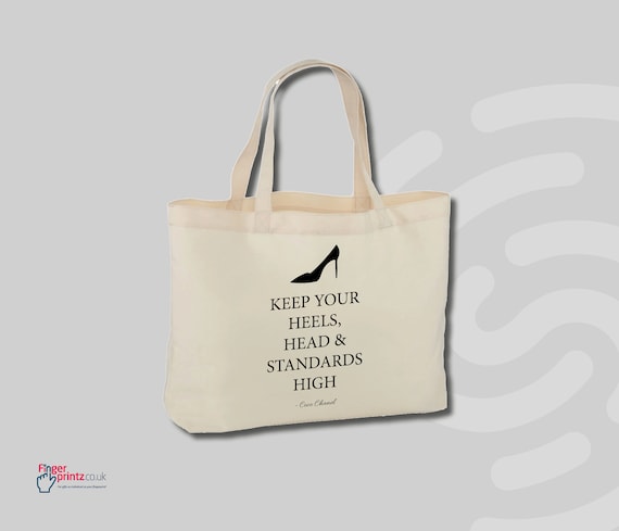 Buy Coco Chanel Quote Tote Bag Bag for Life Online in India 