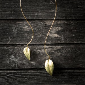 Brass necklace FLORA, handmade, handcrafted
