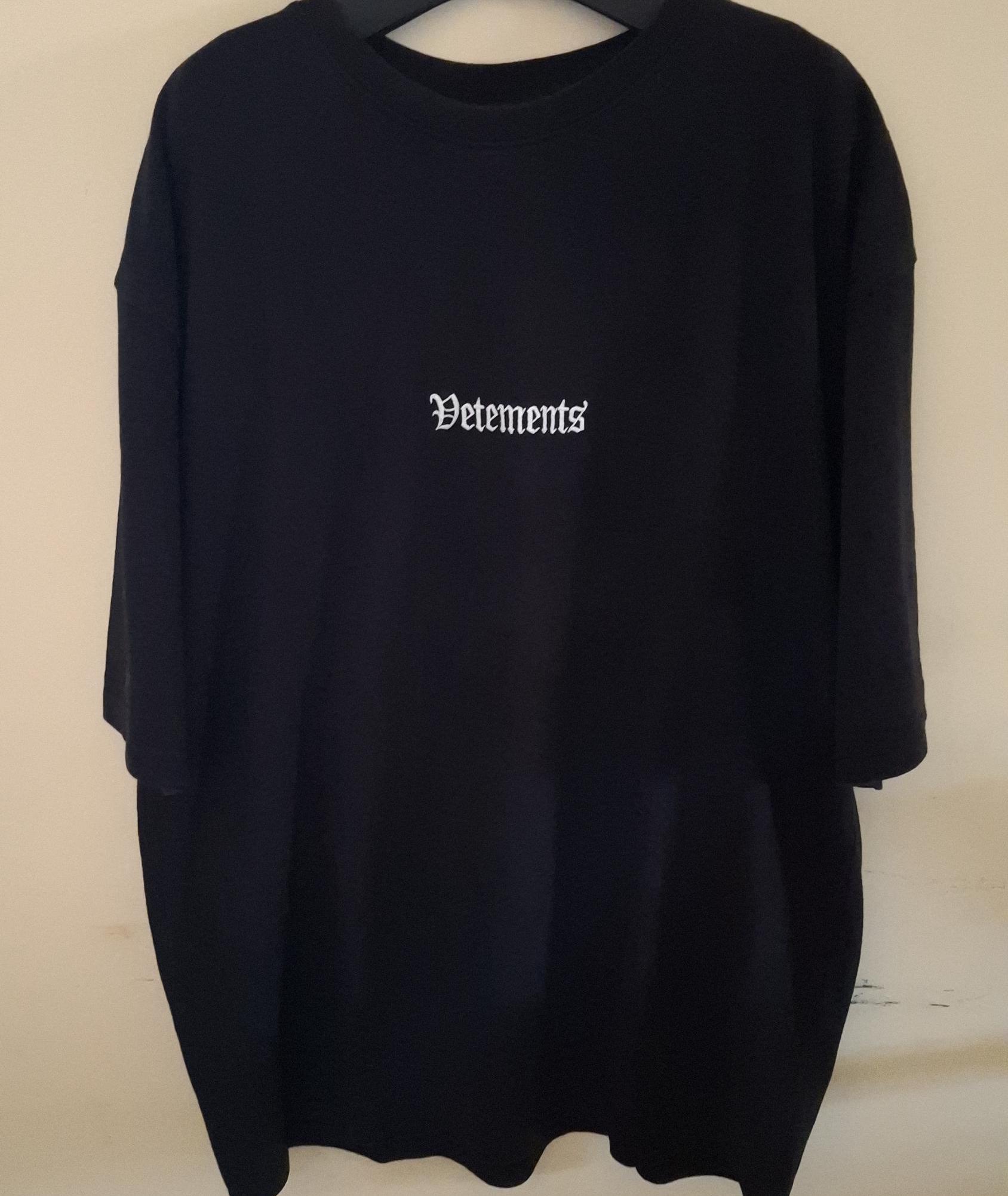 VETEMENTS Rammstein Germany Embroidered T-shirt, XL - Etsy