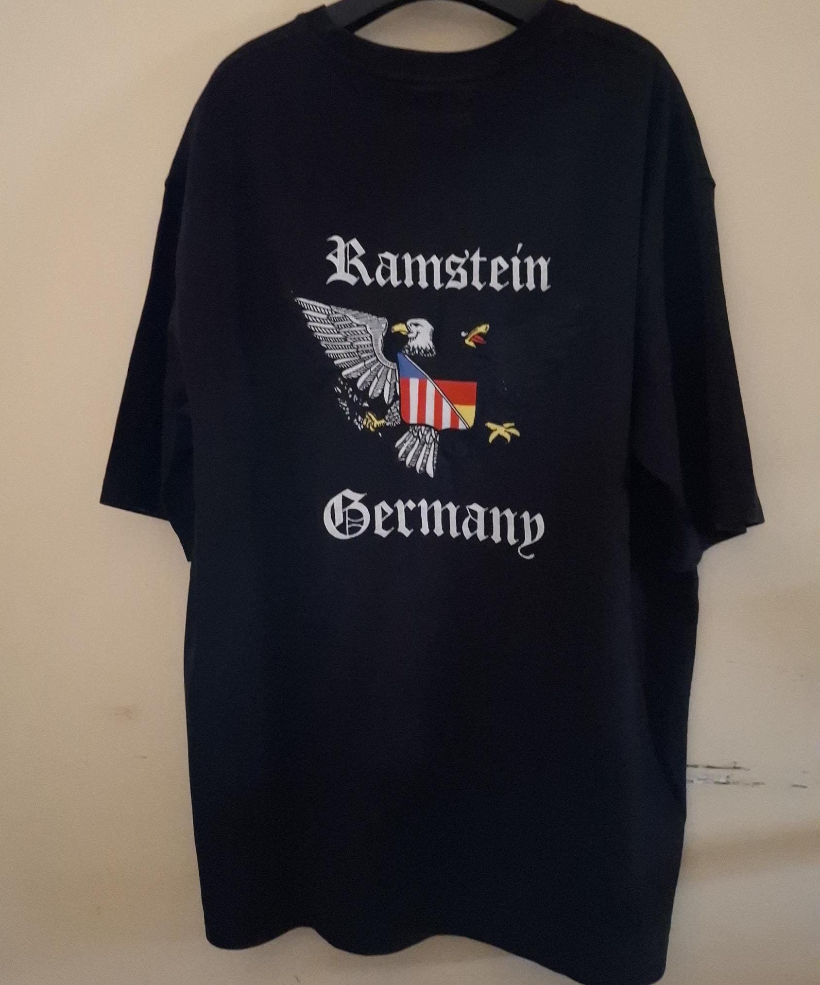 VETEMENTS Rammstein Germany Embroidered T-shirt, XL - Etsy