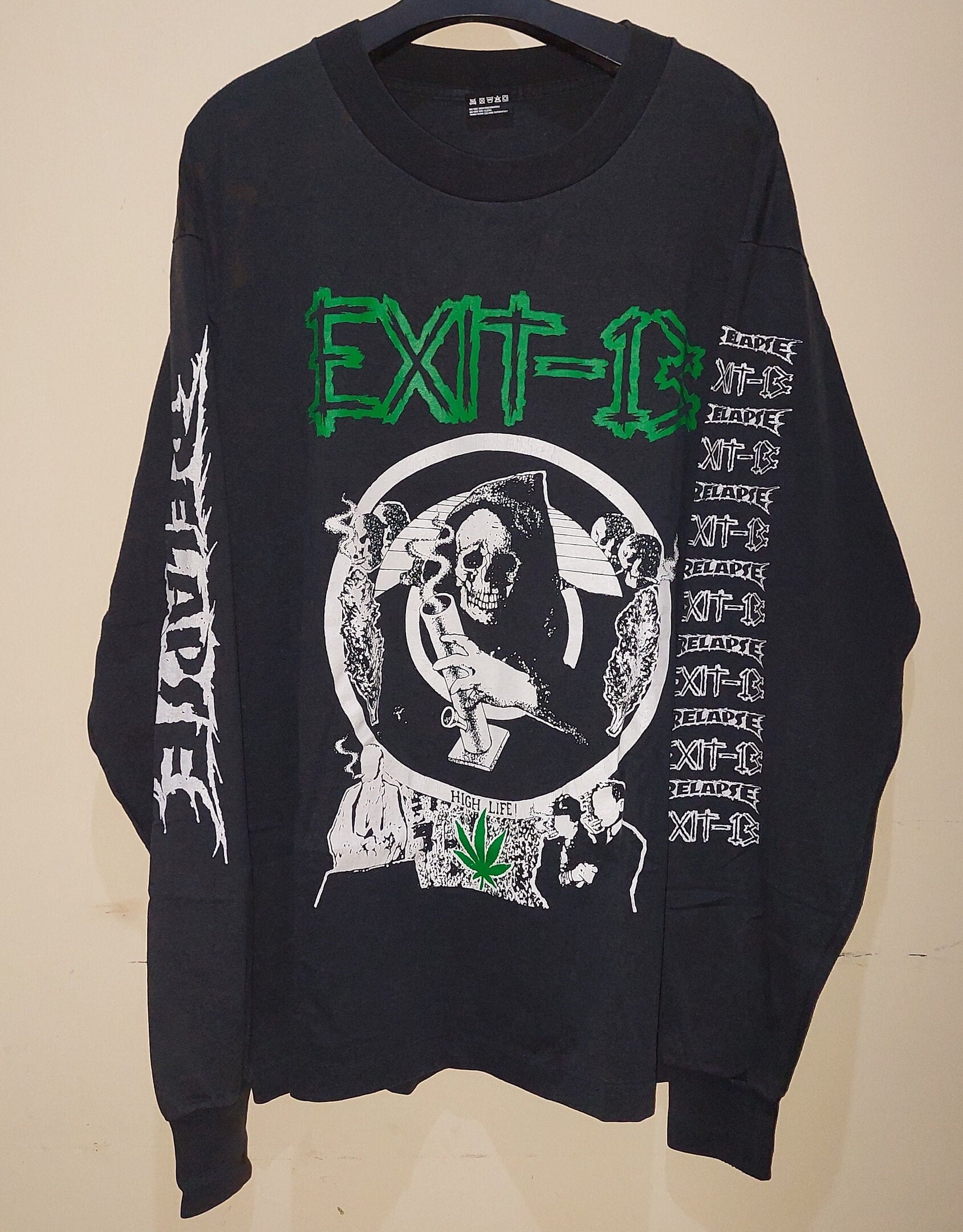 Exit 13 Vintage LS Brutal Truth Terrorizer Napalm Death - Etsy Norway