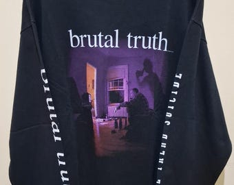 90s Vintage Brutal Truth T-shirt : Grindcore - Etsy