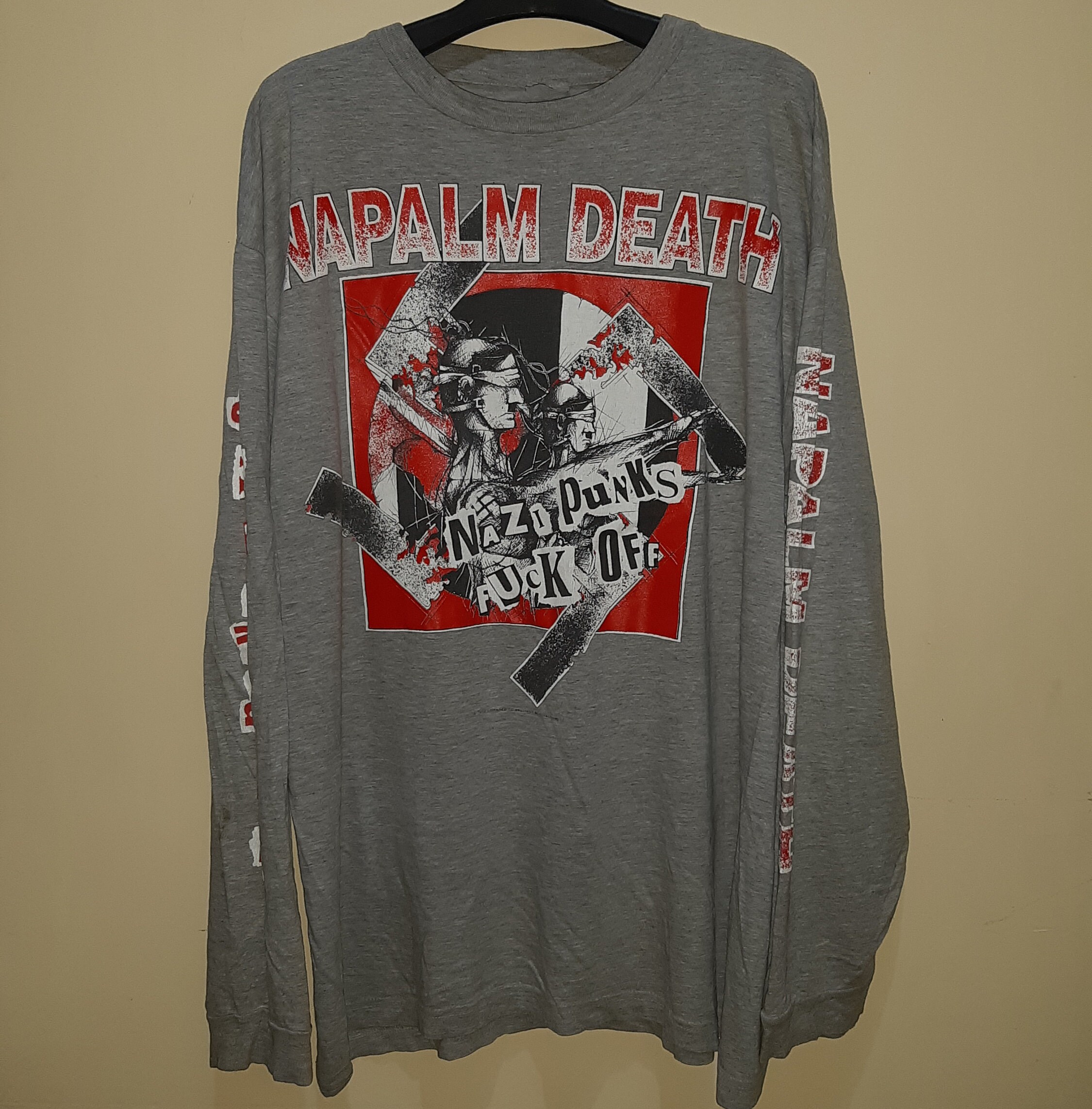 Napalm Death 1993 Vintage Rare LS Brutal Truth Carcass - Etsy UK