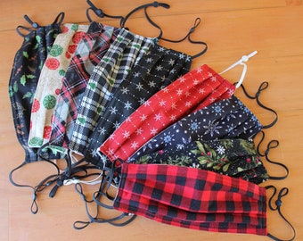 Holiday/Winter Face Masks